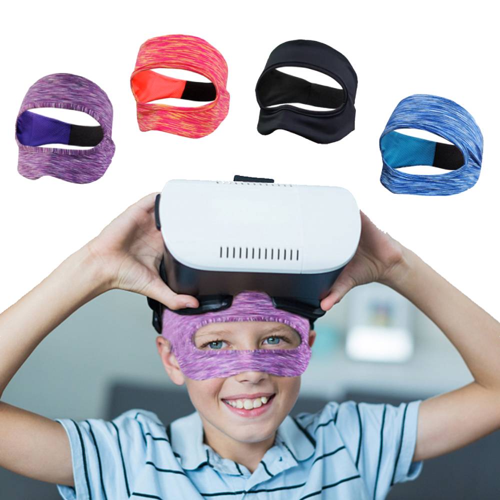 Accesorios VR para mascarilla facial, banda para el sudor transpirable, relleno de tamaños ajustables con auriculares de realidad Virtual para Oculus Quest 2 1