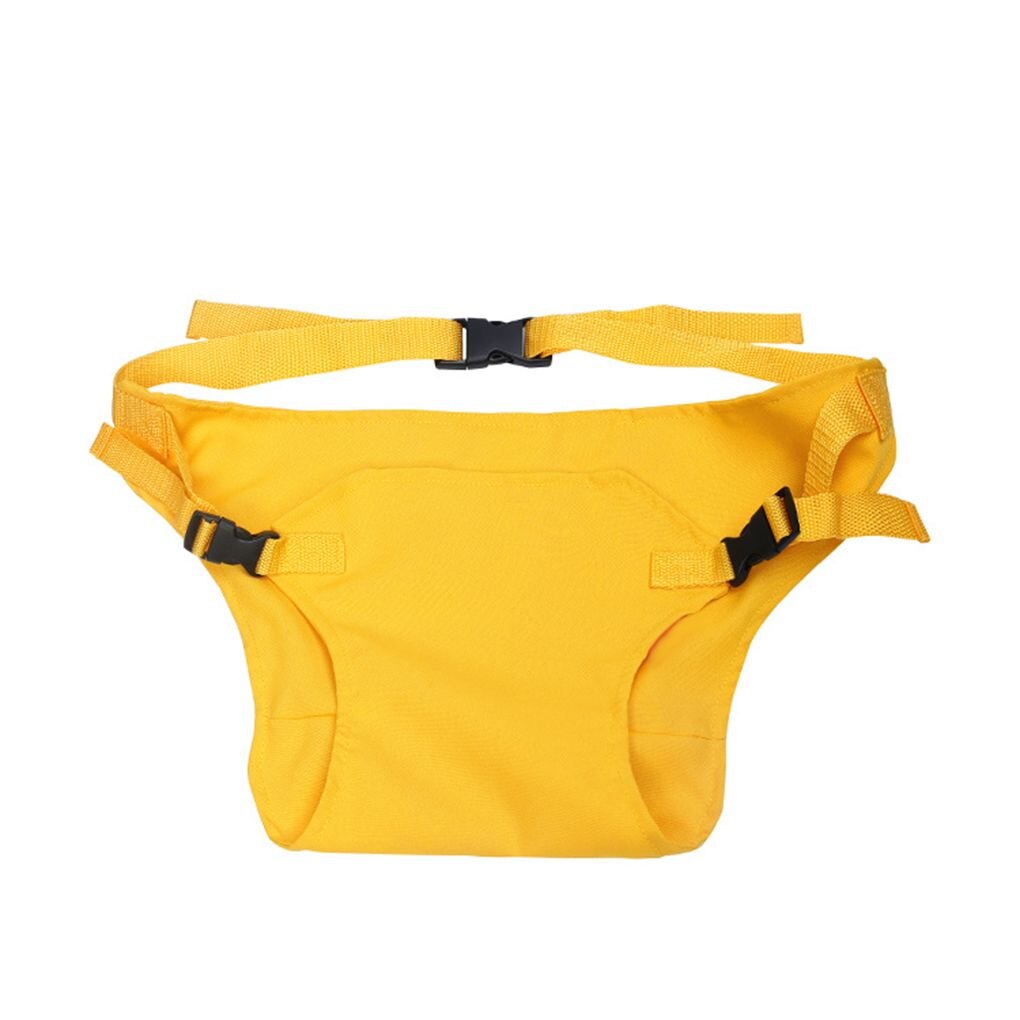 Portable Safety Baby Chair Harness Travel Foldable Washable Infant High Dinning Cover Seat: yellow