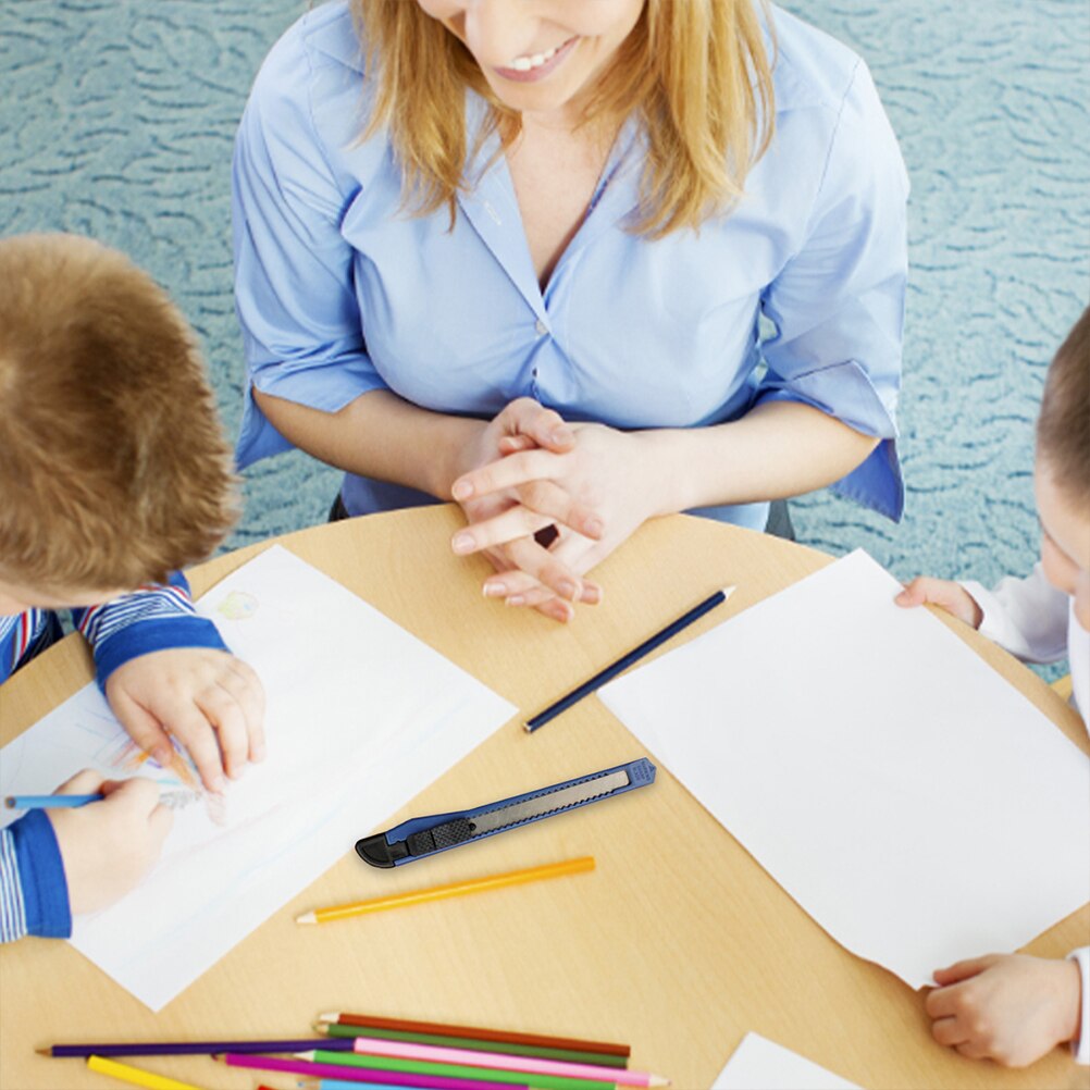 30Pcs Retractable Box Cutter Art Craft Cutters Metal Art Cutters Stainless Steel Utility Cutters