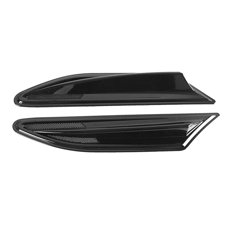 Voorbumper Spoiler Lip, 3 Stuks Glanzend Zwart Voorbumper