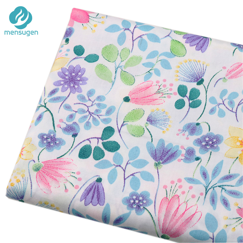 Tissu en coton de coton coloré | Motif de fleurs colorées, à pois, mètres pour robes, taies d'oreiller, couverture, drap de literie, tissu de couture