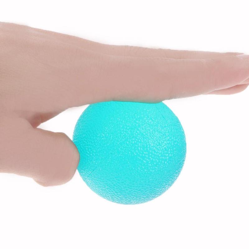 Silikone massage terapi greb bold til hånd finger styrke træning stress relief dekompression bold fitness udstyr