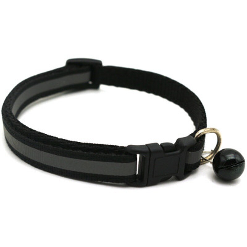 Breloque réfléchissante et cloche collier de chat élastique de sécurité réglable avec du matériel de velours doux nouvelles couleurs produit pour animaux de compagnie petit collier de chien