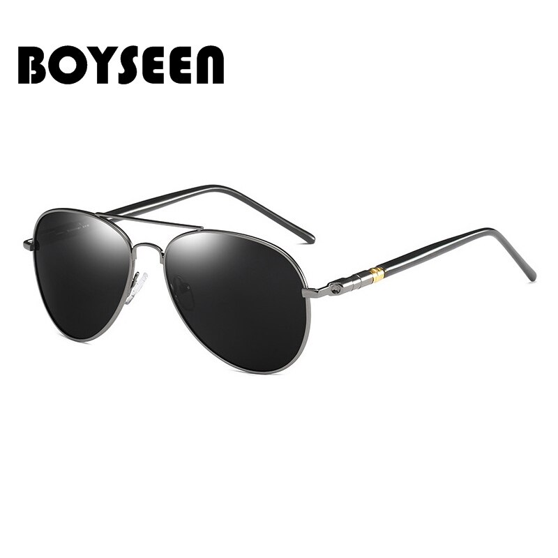 Boyseen Classic Pilot Gepolariseerde Meekleurende Zonnebril Mannen Vrouwen Aluminium Frame Glazen Voor Rijden Fishing Shades