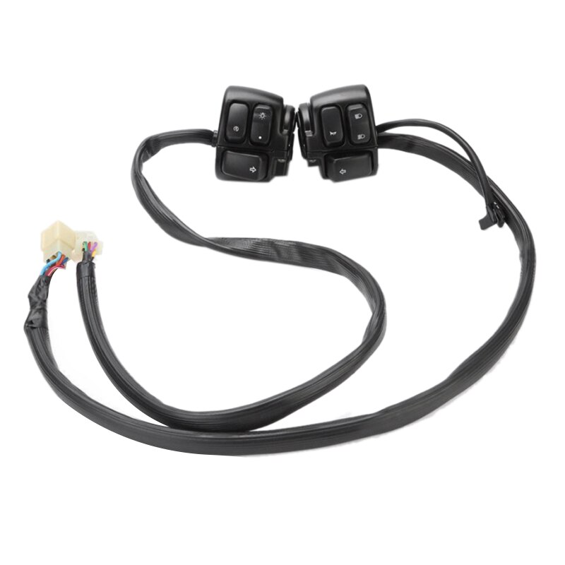 Motorfiets stuurschakelaar koplamp claxon richtingaanwijzer schakelaar voor dyna softail sportster 1996