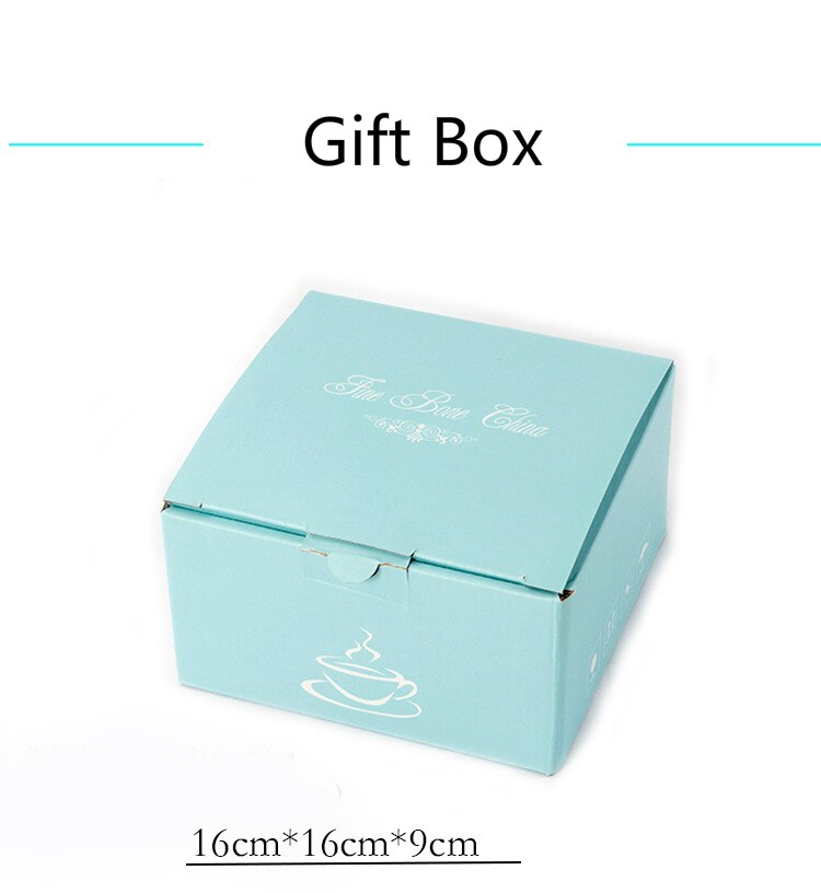 2pcs/ Set Bone china Coffee Cup Set English Afternoon Tea Set High grade Coffee Cup and Saucer multiple choice Tea cup