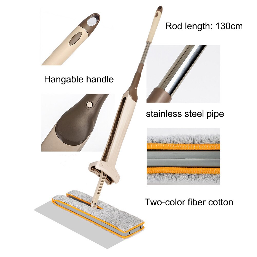 Microfiber Dubbelzijdige Mop 360 ° Roterende Spin Mop Telescopische Floor Lui Huishoudelijke Schoonmaakmiddelen Wateropname Gereedschap