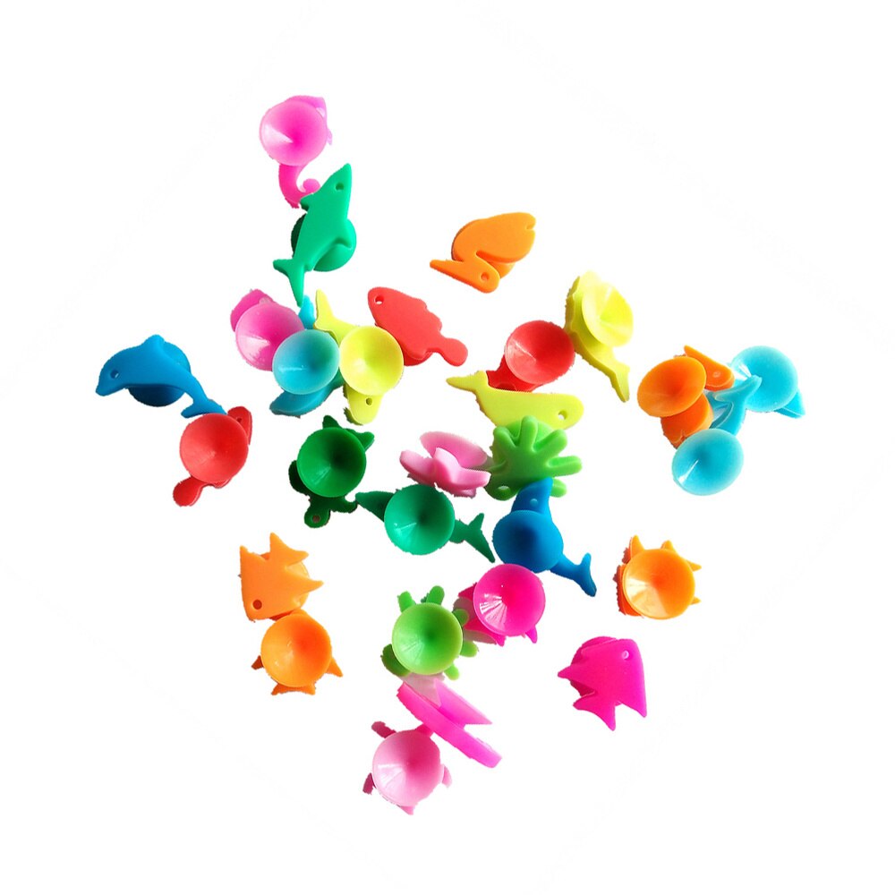 24 pcs Wine Glass Markers Marine Animals Suction Cup Silicone Cup Sign for Champagne Cocktail