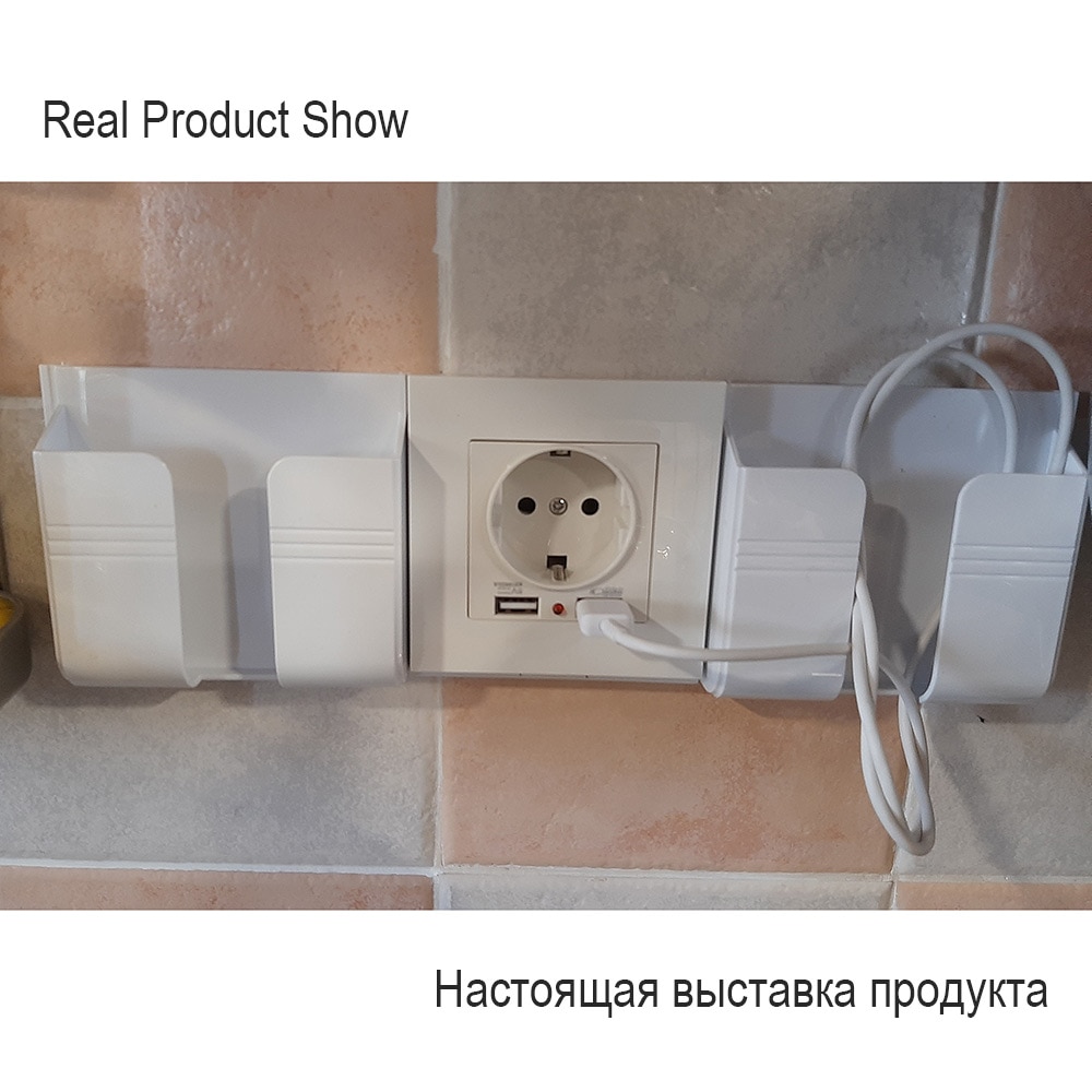 Novski розетка usb vägguttag mobiltelefonhållare, smartphone usb-laddningsställ hållare android ios telefon 12 hållare