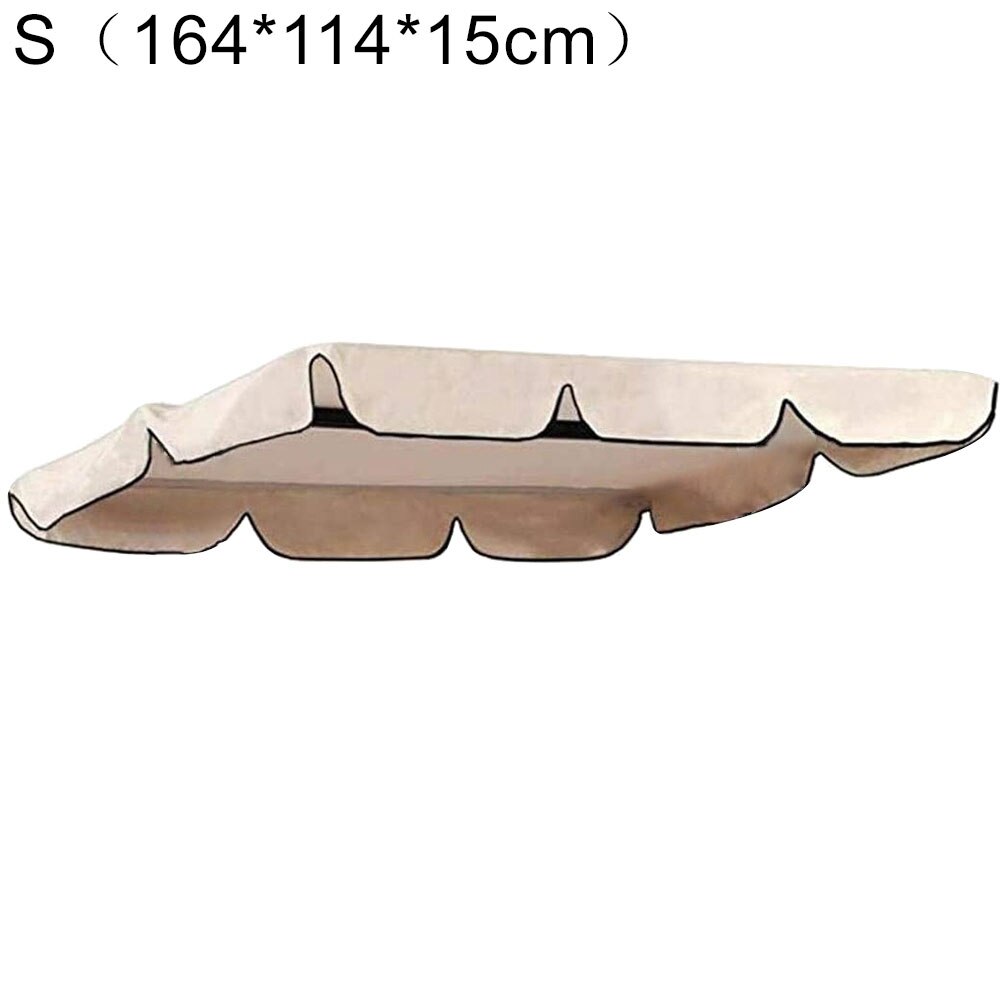 Outdoor Courtyard Swing Canopy Ceiling Cover Sunshade Shelter Waterproof Awning Dust-proof: Beige 1