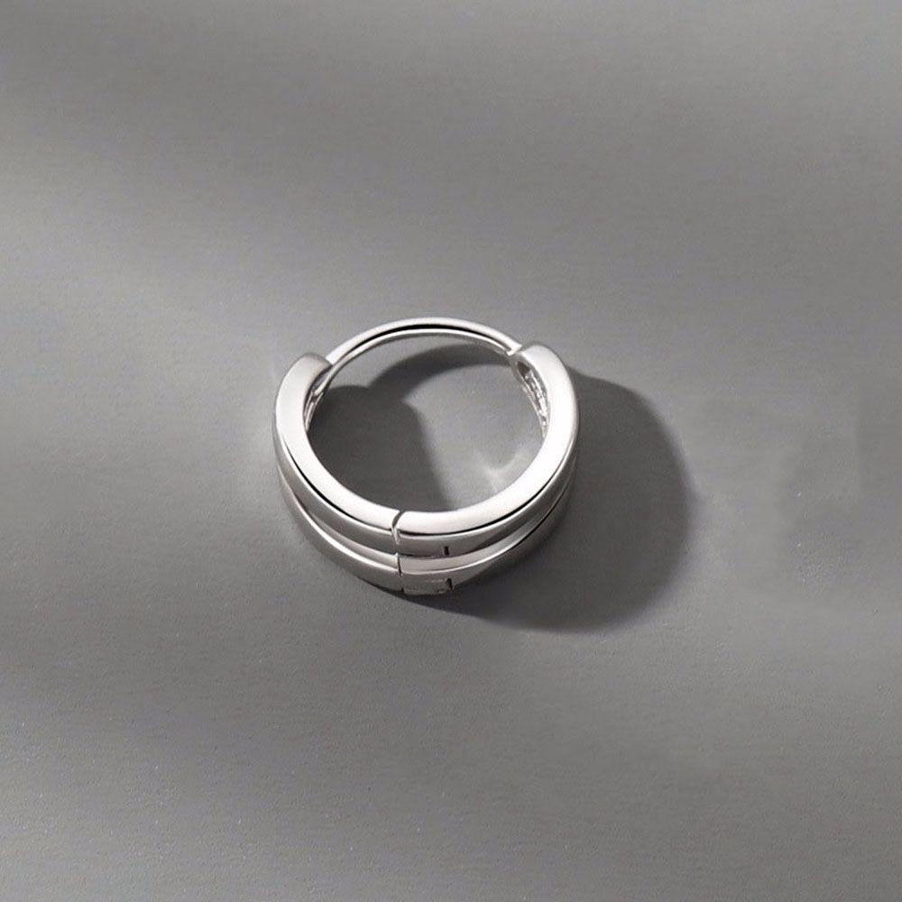 Newest Personality Cool Boys Hoop Earrings Korean Style Simple Trend Chain Earrings Ear Buckles Party Punk Jewelry: 1PC B1