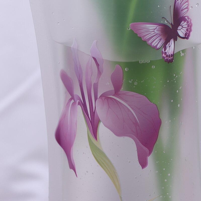 27X12cm Protection de l'environnement PVC plastique pliable Vase fleurs jardinière
