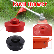 Universal Petrol Trimmer Head Bump Feed Line Spool Cutter Red/Black Plastic Trimmer Head Replacement Lawn Mower Parts