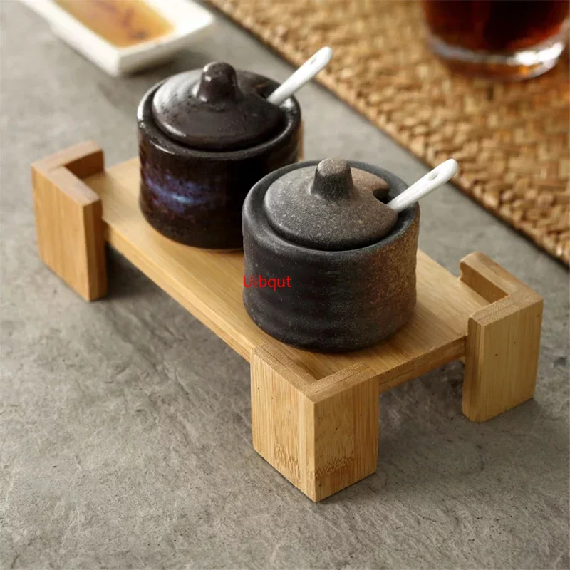 Japanische Panzer kreative Gewürz Dosis Keramik Gewürz Panzer Küchen geschirr Aufbewahrung flaschen und Gläser Flasche Glasflasche Gläser