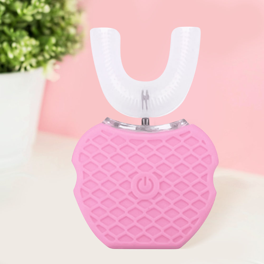 Ultrasonic U-Shape 360° Electric Toothbrush Practical Sturdy Electric Toothbrush For Travel