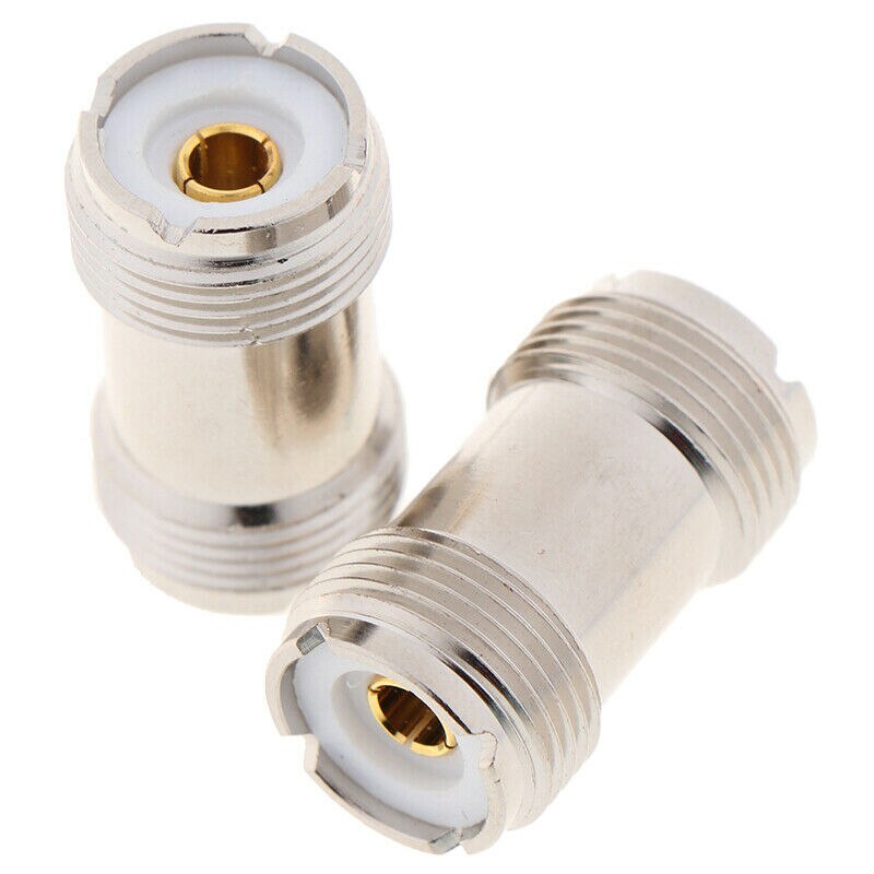 SO-239 PL259 UHF Female To Female RF Coax Cable Adapter Connector UHFKK M SO239 Coaxial Adapter Connector 1pc