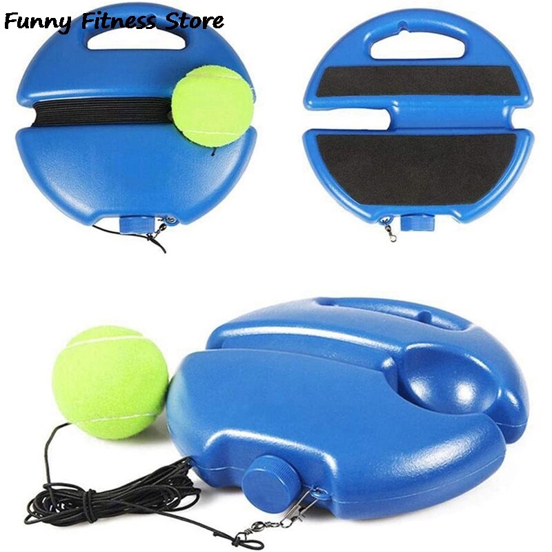 Heavy Duty Tennis Training Aids Base With String Baseboard Practice Set Rebound Tennis Ball Trainer Partner Sparring Device