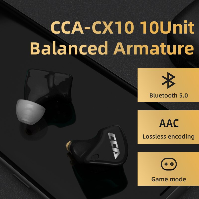 Cca CX10 Draadloze Oortelefoon Bluetooth Headset Tws Oordopjes Bluetooth Oordopjes Gaming Draadloze Oortelefoon Bass Oordopjes Voor CX4 S2S1