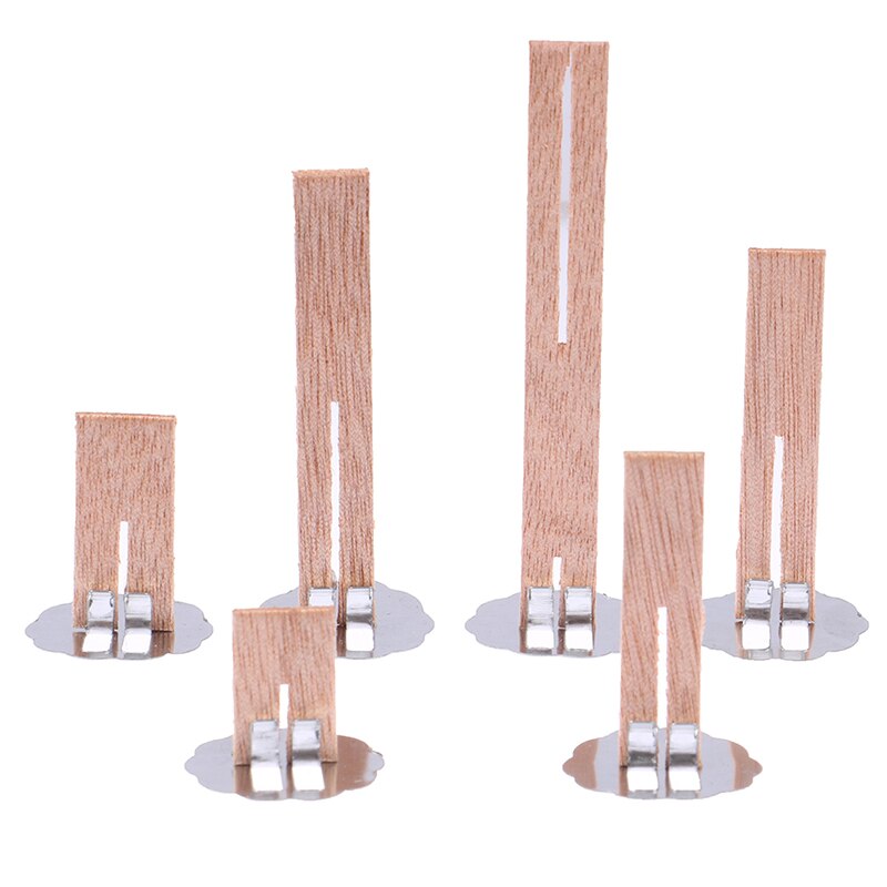 20Pcs Cross Houten Kaars Wieken Hout Kaarsen Core Voor Diy Kaars Maken