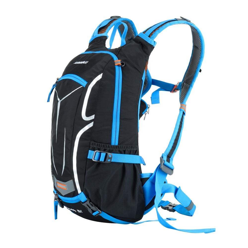 Lixada-mochila de Ciclismo de 18L, ultraligera, para deportes al aire libre, viaje, Camping, hidratación, bolsa de agua: Azul