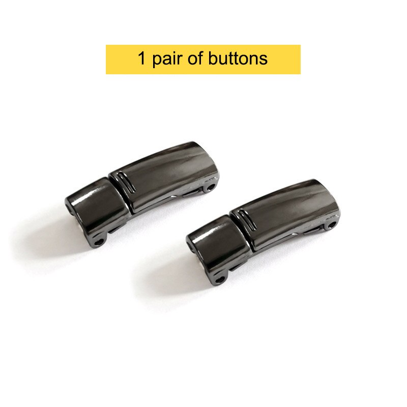 Lacci magnetici elastici 1 secondo chiusura lacci creativi rapidi senza lacci lacci per scarpe bambini adulti Unisex lacci per scarpe Sneakers lacci per scarpe: gun black buckle