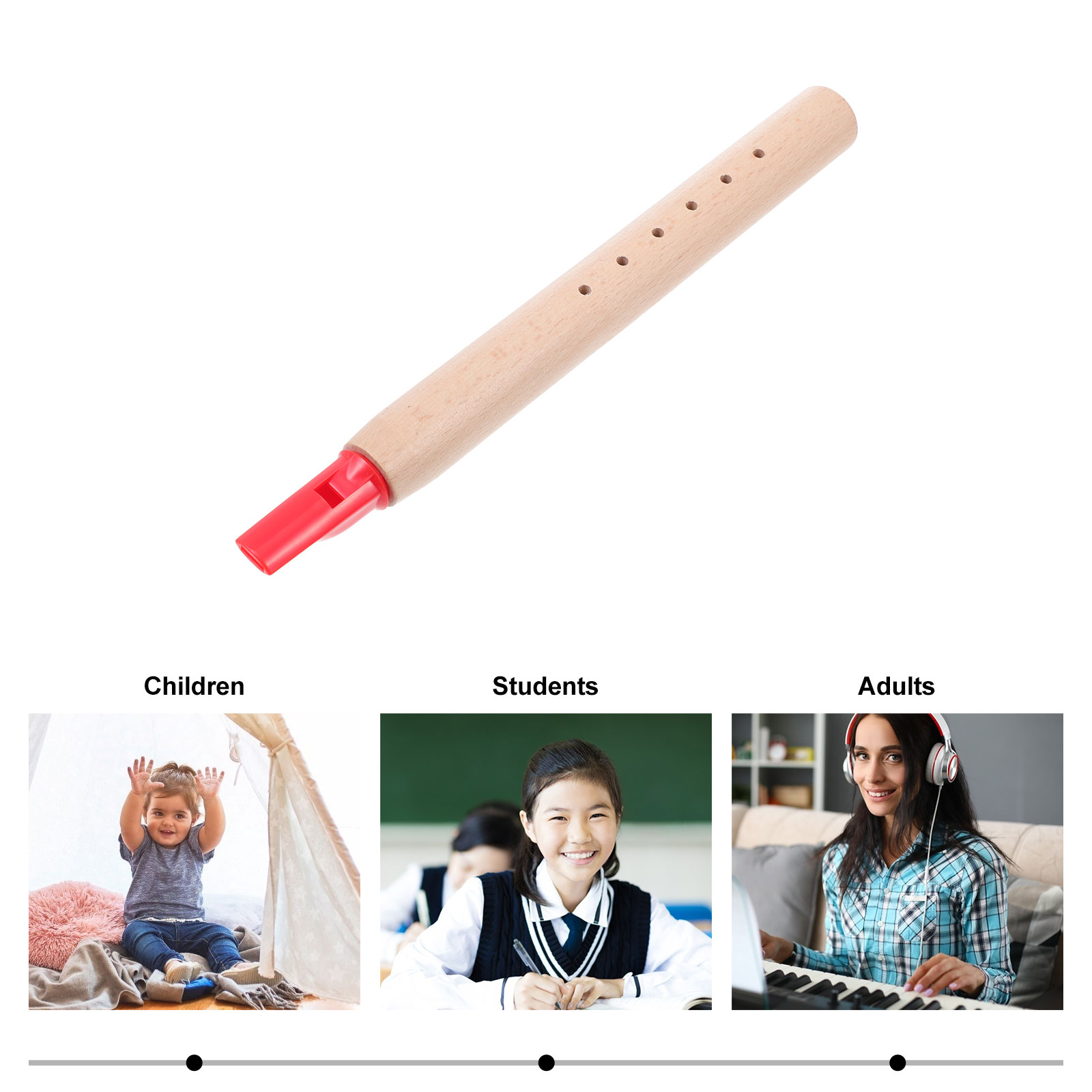 1Pc Flute Musical Instrument Practical Flute Kids Musical Instrument