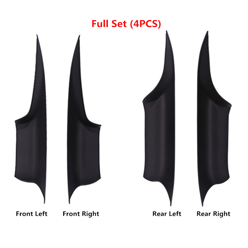 Bilindvendige dørhåndtag til bmw f01 f02 7-- serie bageste venstre højre indvendige døre panelhåndtag trækbærerbeklædning: Komplet sæt