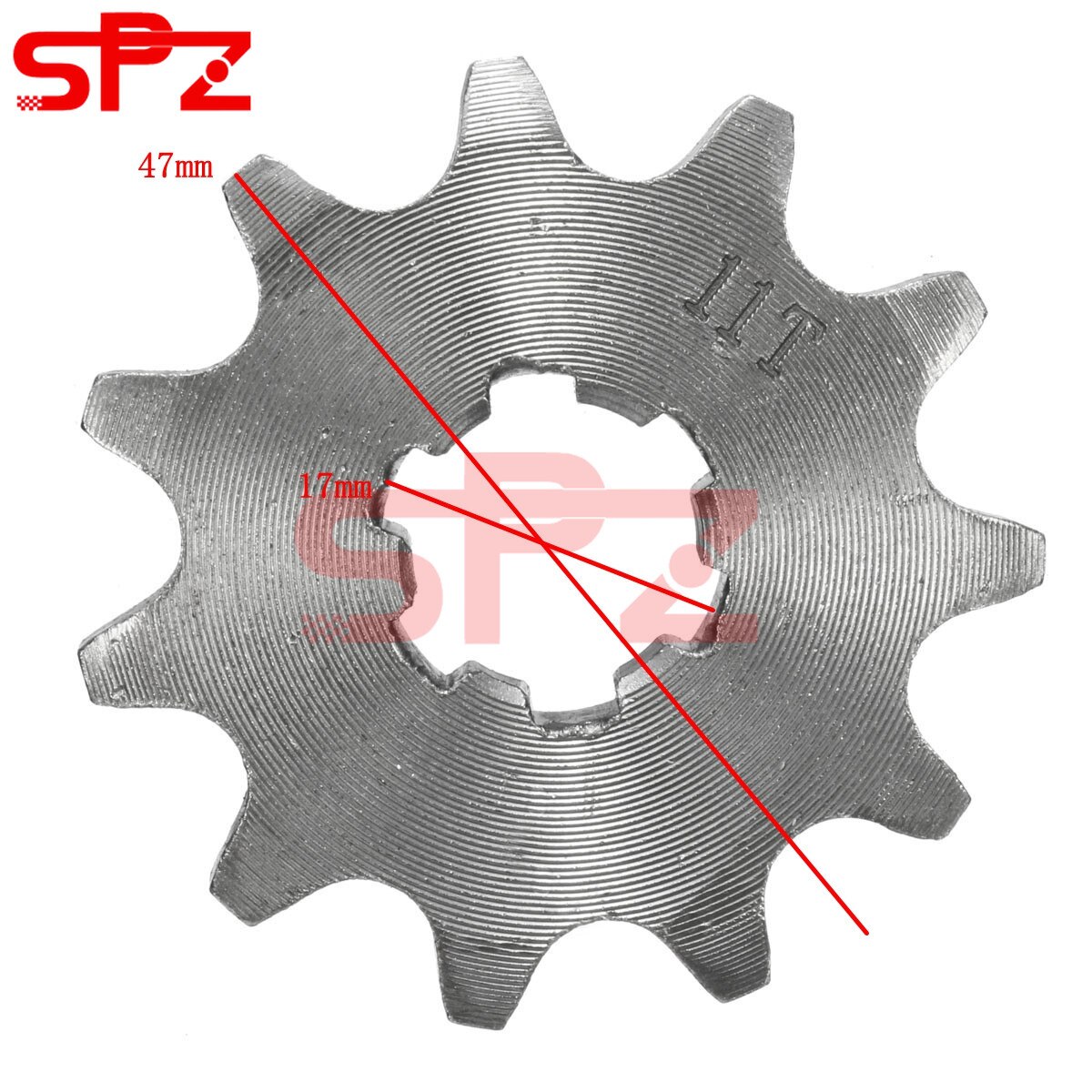 420 10T 11T 12T 13T 14T 15T 16T 17T 18T 19T Motorcycle Front Counter Sprocket for 70cc 110cc 125cc ATV Pit Bike