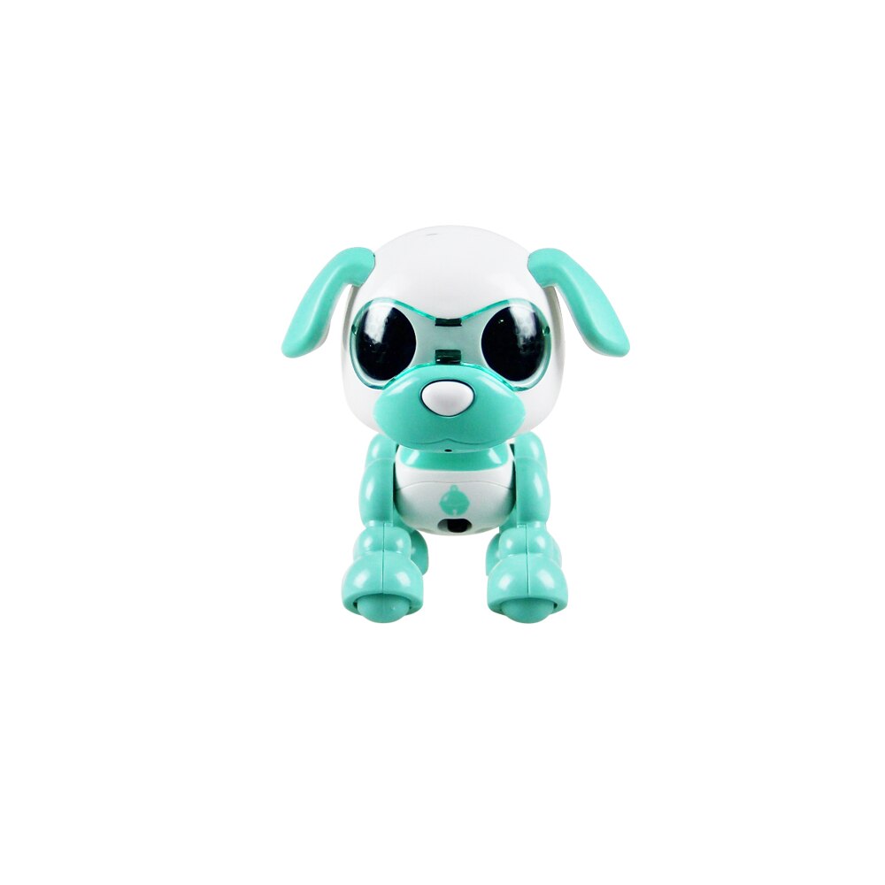 EBOYU Nette Clever Hund UInteractive Clever Welpen Roboter Hund Mit LED Augen Klang Aufnahme Singen Schlaf Nettes Spielzeug: Grün