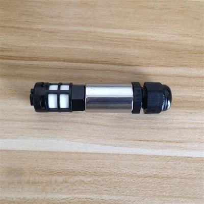 Temperature and humidity sensor cover shell waterproof SHT10 20 30 protective cover Stainless steel inner connection: Black
