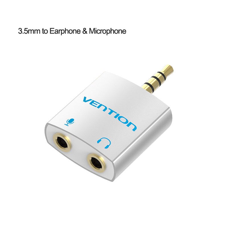 Drag 3.5mm Koptelefoon Audio Splitter Connector Adapter met microfoon 1 Male naar 2 Vrouwelijke Audio Adapter Voor Hoofdtelefoon PC mobiele Telefoon: Overigen