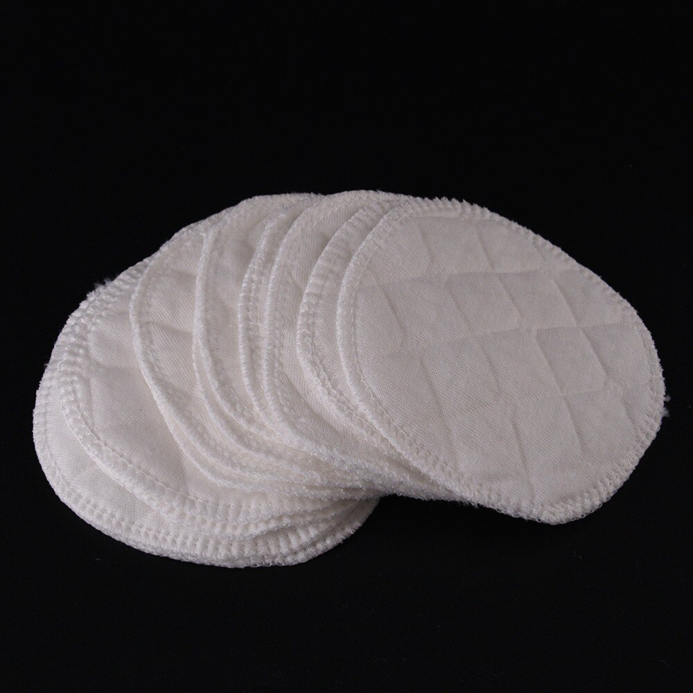 12PCS Soft Absorbent Cotton Washable Reusable Breastfeeding Breast Nursing Pads