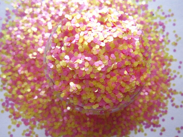 G459 Gemengde Kleuren 1mm Dots Nail Art Tips Glitter Cirkel Pailletten Nail Art Glitters