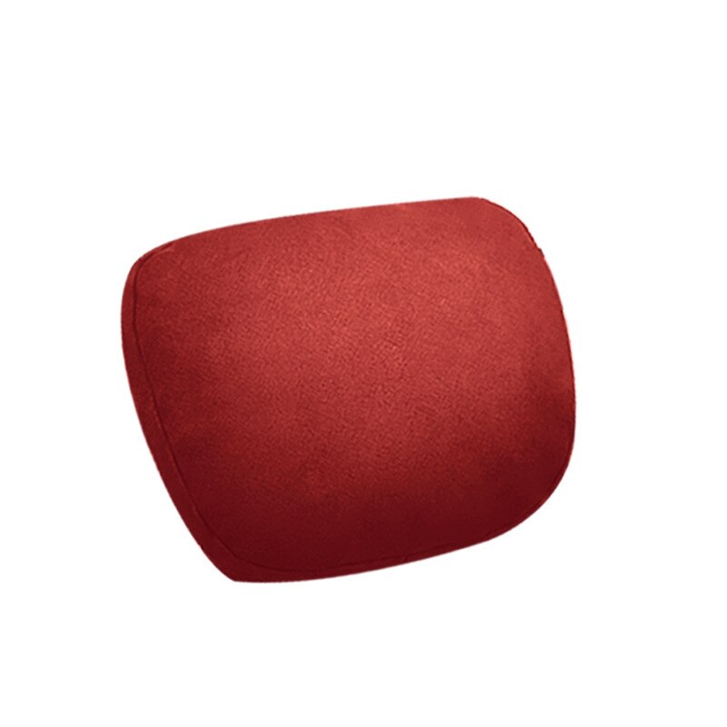 Almohada de cuero para el cuello del coche, reposacabezas para el coche, soporte para el cuello, Maybach, Clase S, suave, Universal: 1Pcs Red