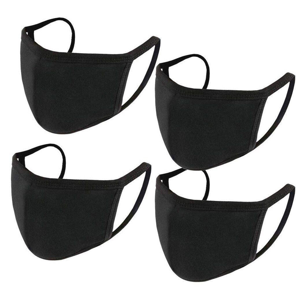 #40 4 Pcs Outdoor Fietsen Herbruikbare Stofdicht Masker Stofmasker Winddicht Mistig Haze Vervuiling Respirato Mascara Faciais Klacht: Default Title