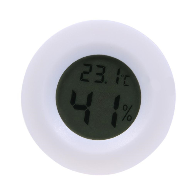 Pet Reptile Snake Rearing Box Digital Meter Thermometer Humidity Hygrometer ABS: B