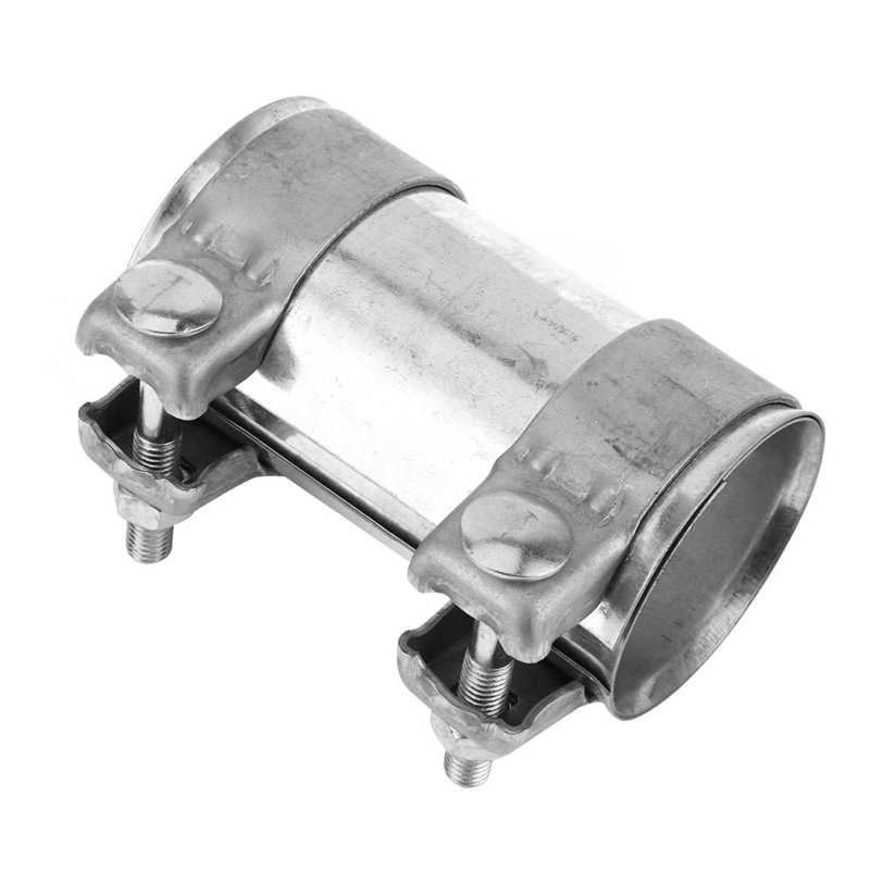 2.5in Exhaust Pipe Coupling Connector Double Clamp Tube Joiner Universal Accessory for Car parts