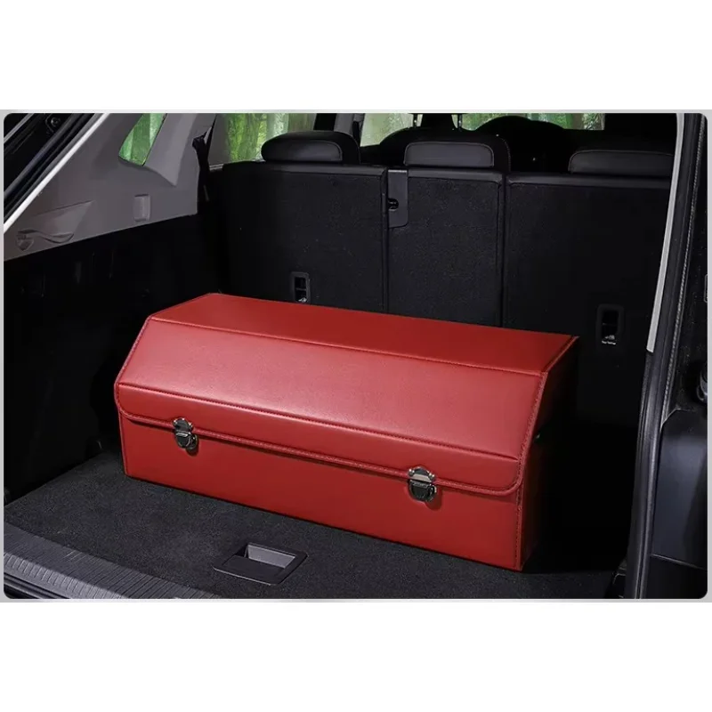 Caixa de armazenamento dobrável para carro, organizador de porta-malas, suprimentos para carro, organizador de armazenamento de porta-malas, acessórios automotivos, caixa de armazenamento
