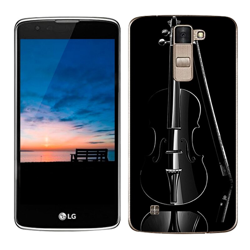 Luxury Case For LG K8 Lte K350 K350E K350N Covers Scape Painted Silicon TPU Soft Cover For LG K8 Phone Cases 5.0 Capa: 09