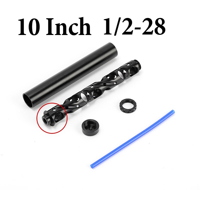 Auto Aluminium 10 Inch 12 Inch Extension Spiraal 1/2-28 5/8-24 5 Size Adapter Auto Brandstof Solvent trap Filter Voor Napa 4003 Wix 24003: F1 10 Inch 1-2-28 B