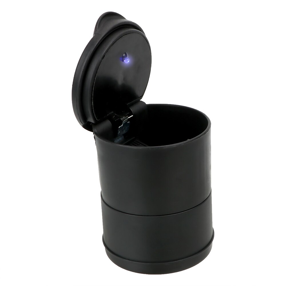 Cenicero para coche con luz LED, accesorios para coche con estilo, Material ignífugo PBT, cenicero para automóvil