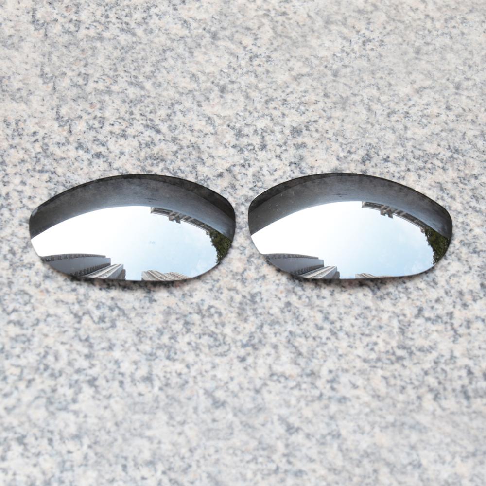 E.O.S-lentes polarizadas de repuesto para gafas de sol Oakley Monster Dog, lentes polarizadas cromadas plateadas