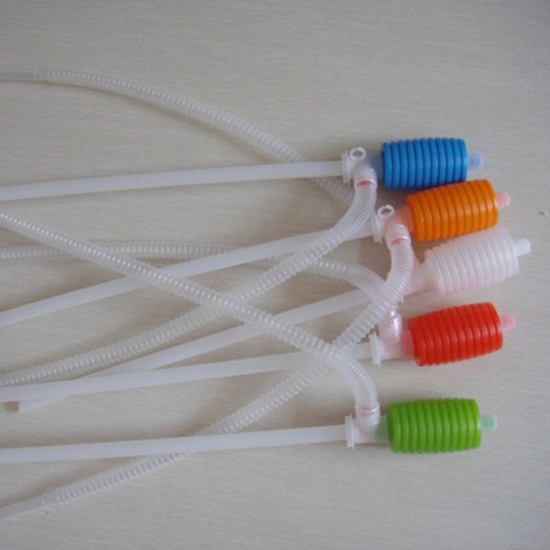 Auto oliepomp hand handmatige gasolie water vloeistof overdracht pomp sifon slang voor auto motorfiets vrachtwagen kleur willekeurig