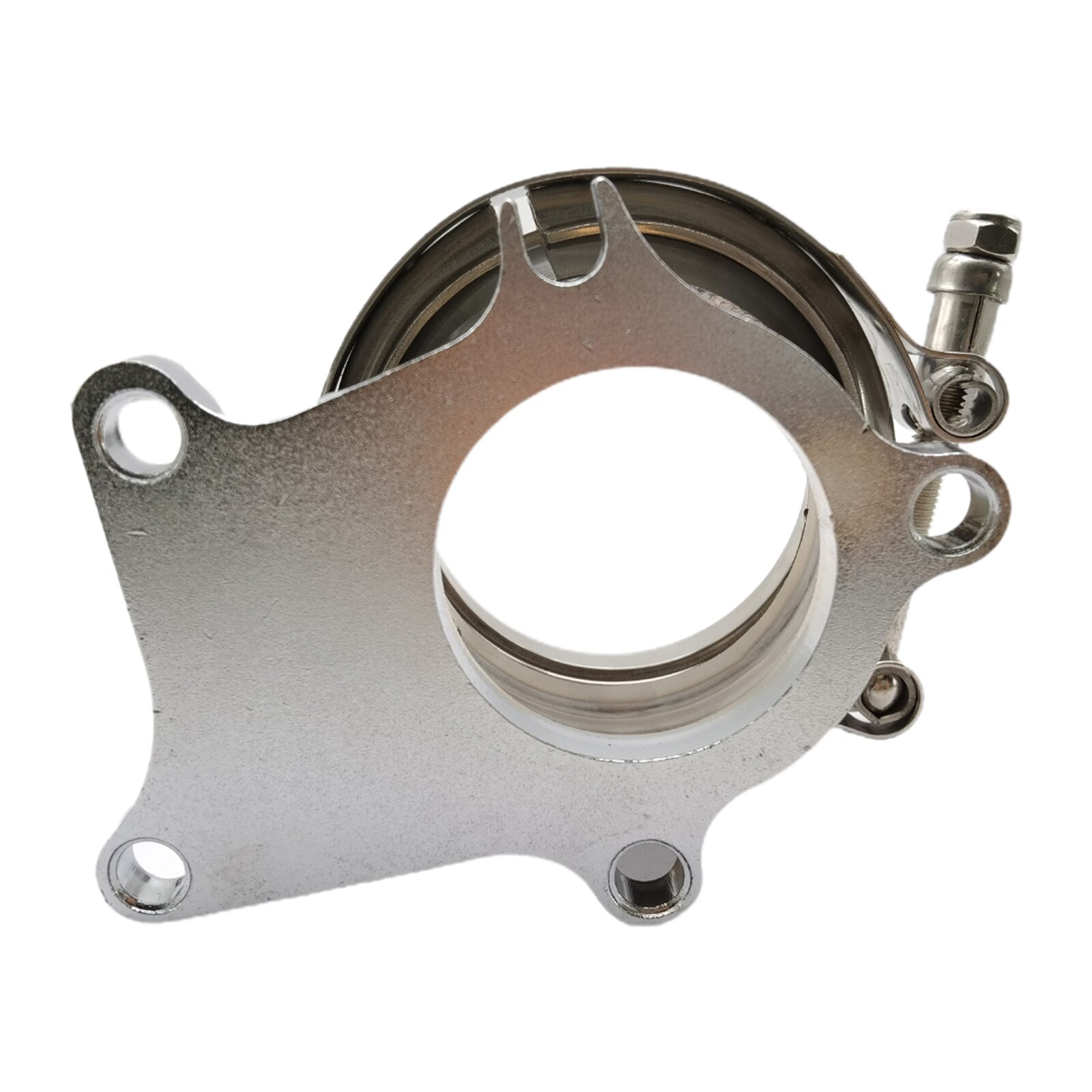 Adaptateur de Conversion T3 T3/T4 5 Turbo, bride de tuyau de descente à bande V de 2.5 pouces