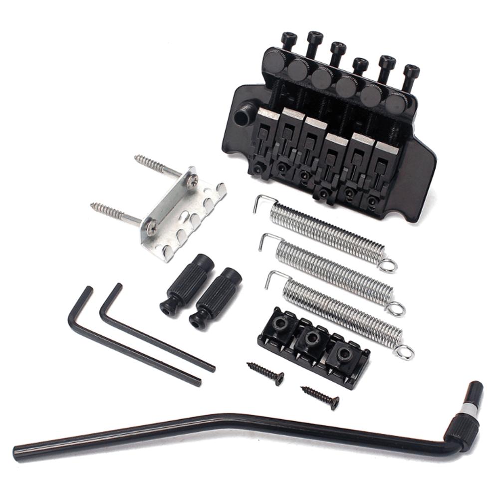 Floyd Rose Double Locking Tremolo System Bridge for Electric Guitar Parts Black: Default Title