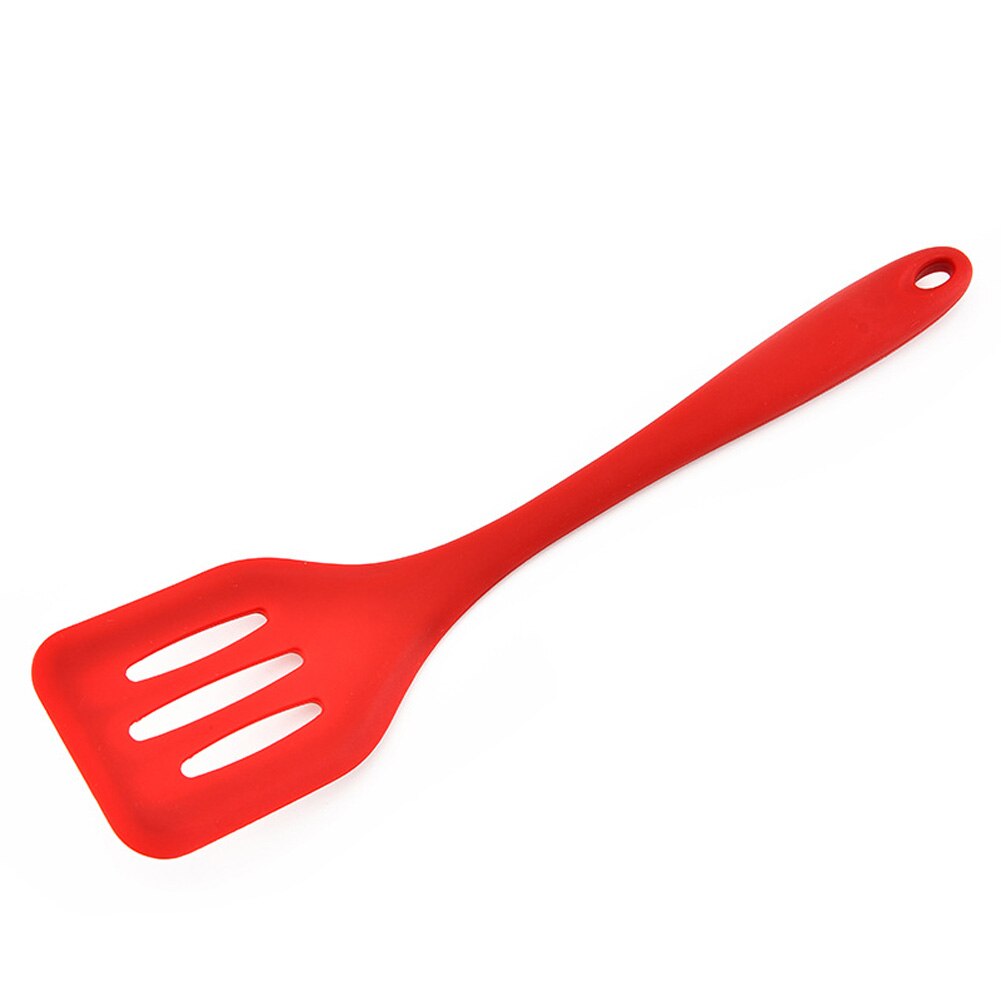 Food Grade Non Stick Butter Cooking Silicone Spatula Set Cookie Pastry Scraper Cake Baking Spatula Silicone Spatula-30: Red