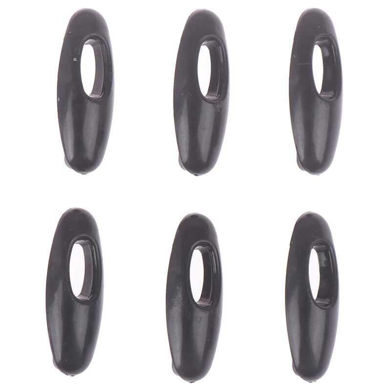 6 Stks/partij Sjaal Hijab Pinnen Veiligheid Pin Plastic Meisjes Kids Dames Haar Dressing: Black