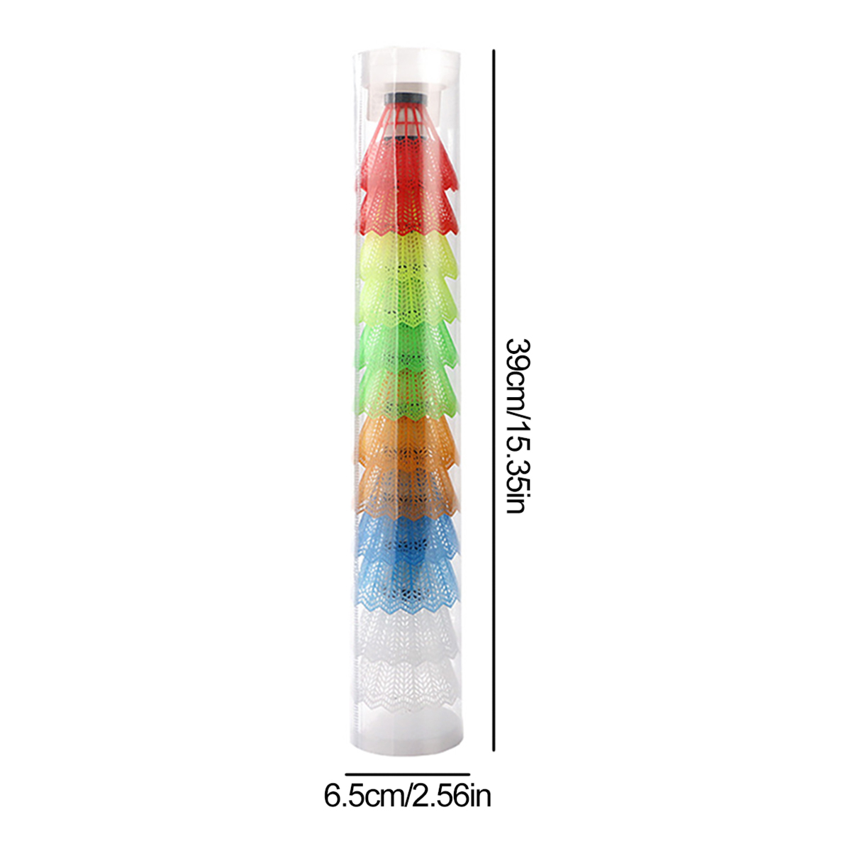 12 stk/sett badmintonball plast badmintonball gul hvit student nylon badmintonball skumballer fritid sport spill