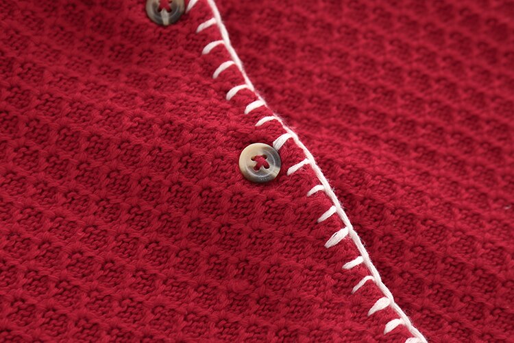 Spring Autumn Baby Girl's Beautiful Clothing, Age For 9M-2T, With Flowers Pattern, Big Red Embroidered Hooded Sweater Jacket