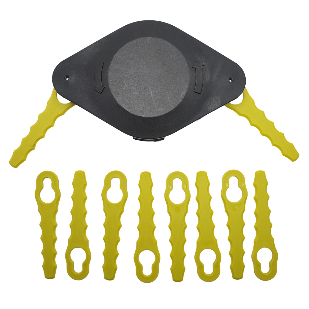 For Ryobi 1 Trimming Head With Plastic Blade RAC155 Plastic Spare Blade Lawn Mower Grass Trimmer Head Weeding Brush Cutter Parts: Default Title